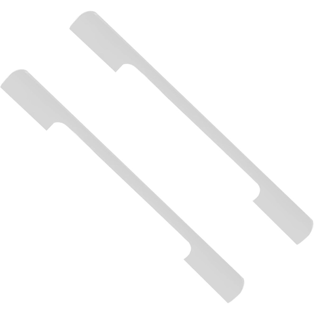 Abbasali Zinc Handle for Kitchen And Office Furniture, 96mm Drawer/Cabinet/Door Handles, Silver, 2 Pack