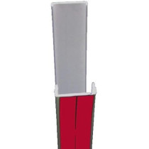Generic ATH PVC Cable Trunking with Sticker, 1 Meter (50mm x 50mm) for Large Scale Cable Organization