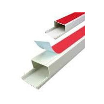 Generic ATH PVC Cable Trunking with Sticker, 1 Meter (50mm x 50mm) for Large Scale Cable Organization