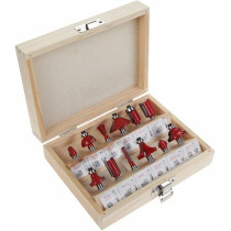 Abbasali 12-Piece Milling Cutter Router Bit Set, 8mm Cutters for Floor And Handcrafted Projects