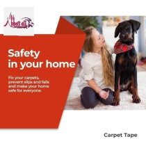 Abbasali Carpet Tape, 50mm x 10m Cloth Duct Tape for Home, Exhibitions And General Use