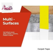 Abbasali Carpet Tape, 50mm x 10m Cloth Duct Tape for Home, Exhibitions And General Use