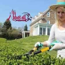 Abbasali Garden Hedge Shears, Trimming Scissors for Boxwood And Bushes with Gloves, Goggles And Helmet for Safety