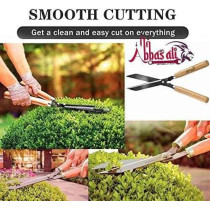Abbasali Garden Hedge Shears, Trimming Scissors for Boxwood And Bushes with Gloves, Goggles And Helmet for Safety