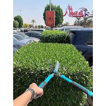 Abbasali Garden Hedge Shears, Trimming Scissors for Boxwood And Bushes with Gloves, Goggles And Helmet for Safety
