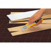 Olfa L 1 Heavy Duty Knife Cutter, Snap Off Blade Utility Knife for Precise Cutting Tasks