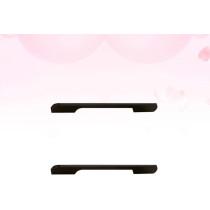 Abbasali 2Pcs Drawer Pull Bar, European Style Aluminium Alloy Handles for Doors And Cabinets, 96mm, Black