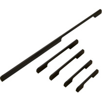 Abbasali 2Pcs Drawer Pull Bar, European Style Aluminium Alloy Handles for Doors And Cabinets, 96mm, Black