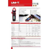 Uni-T UT210A Mini Clamp Meter, 200A Digital Clamp Meter for Electrical Testing And Measurements