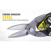 Stanley STA214563 Straight Cut Aviation Snip 2-14-563, for Precision Cutting