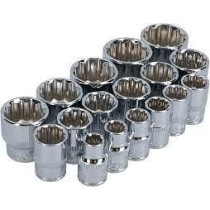 Abbasali 1/2 Inch Short Socket, 6PT, 23mm for Precision Fastening