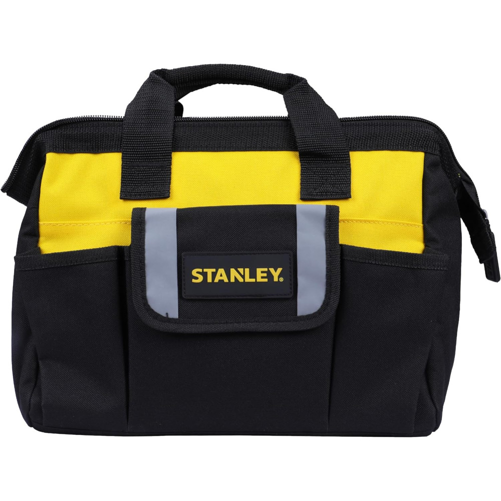 Stanley Black Tool Bag for Organized Storage and Transport, STST512114