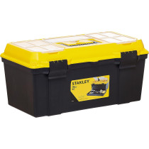 Stanley 22 Inch Plastic Tool Box for Durable Tool Storage, 1-71-951