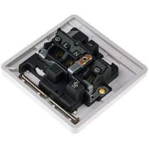 Abbasali 13Amp Switch Socket with 3x3 PVC Box And Top Plug for Reliable Power Connection