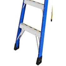 Abbasali 5ft Fiberglass Platform Ladder, 1.4m for Heavy Duty Use