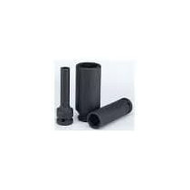 Abbasali Black Deep Socket 1/2 Inch 6PT, 12mm for Durable Performance