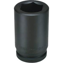 Abbasali Black Deep Socket 1/2 Inch 6PT, 12mm for Durable Performance