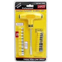 Star 24 Pcs Socket And Bits Set for Versatile Tool Needs