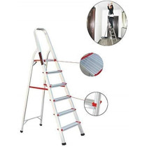 Generic Aluminum Steps Household Ladder, 7 STEPS for Safe Reach