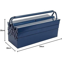 Abbasali Metal Toolbox, 21 Inch for Tool Organization And Storage