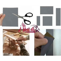 Abbasali 10 Pcs Wet and Dry Sandpaper with 2 Sanding Blocks, 220 Grit for Wood, Metal And Automotive Polishing