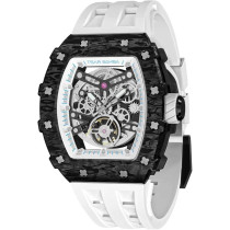 TSAR BOMBA Luxury Automatic Mechanical Watches For Men - Japanese Movement Sapphire Glass - 50M Waterproof Men's Watch - Square Wrist Watches Silicone Band Luminous Elegant Gifts for Men