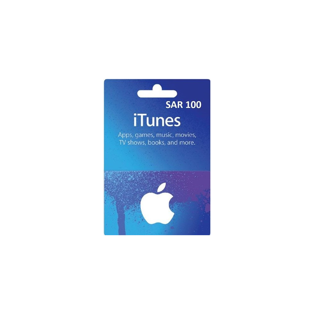 App Store & iTunes SAR100 KSA Region Instant E-mail Delivery