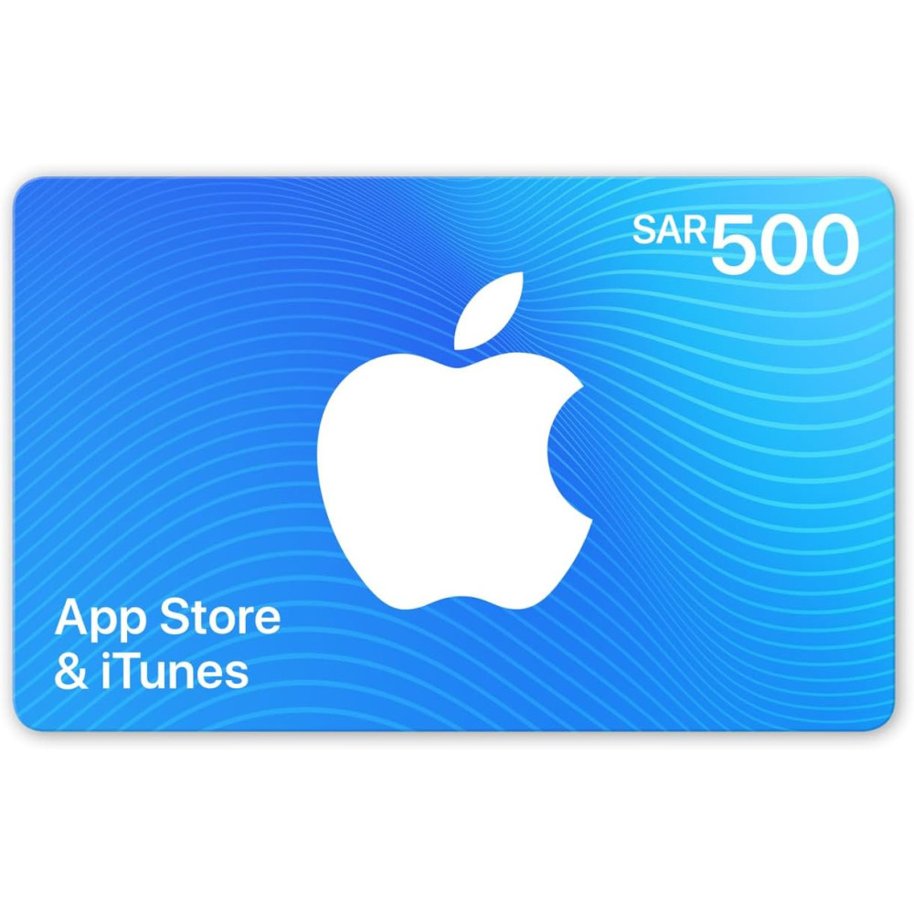 App Store & iTunes SAR500 KSA Region Instant E-mail Delivery