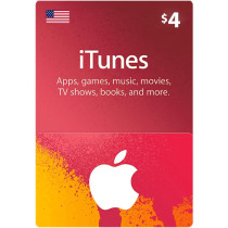 App Store & iTunes USD 4 USA Region Instant E-mail Delivery