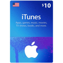 App Store & iTunes USD 10 USA Region Instant E-mail Delivery