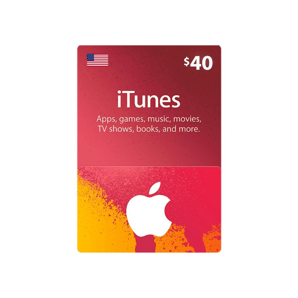 App Store & iTunes USD 40 USA Region Instant E-mail Delivery