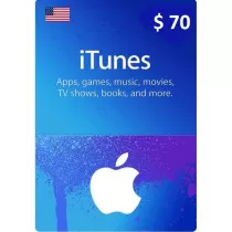 App Store & iTunes USD 70...