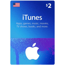 App Store & iTunes USD 2 USA Region Instant E-mail Delivery