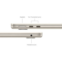 Apple MacBook Air 13.6 inch M2, 16GB, 256GB SSD, 8Core Chip, 8Core GPU, Starlight, MC7W4 English Keyboard 1 Year Warranty