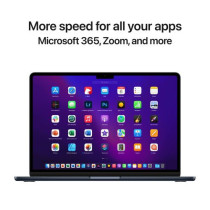 Apple MacBook Air 13 inch 2024 Space Gray, M3 with 8core CPU, 16GB RAM, 256GB SSD, 8core GPU, MC8G4, English Keyboard 1 Year Warranty