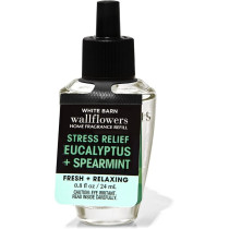Bath & Body Works Eucalyptus + Spearmint White Barn Wallflowers, 24Ml, Home Fragrance Refill
