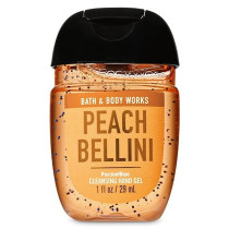 Bath & Body Works Peach Bellini Cleansing For Women, 29Ml, Hand Gel
