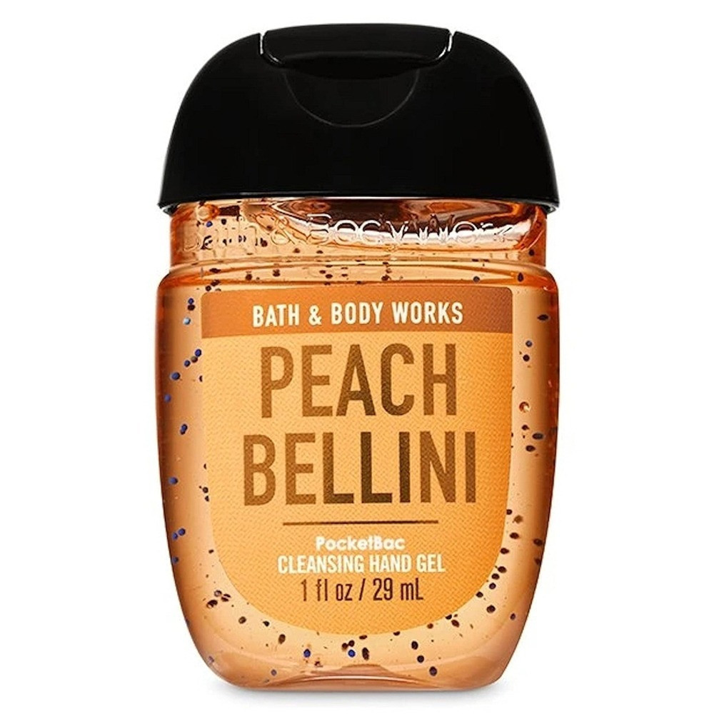 Bath & Body Works Peach Bellini Cleansing For Women, 29Ml, Hand Gel