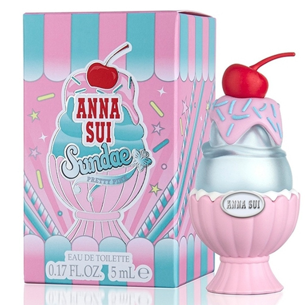 Anna Sui Sundae Pretty Pink For Women Eau De Toilette, 5Ml Miniature