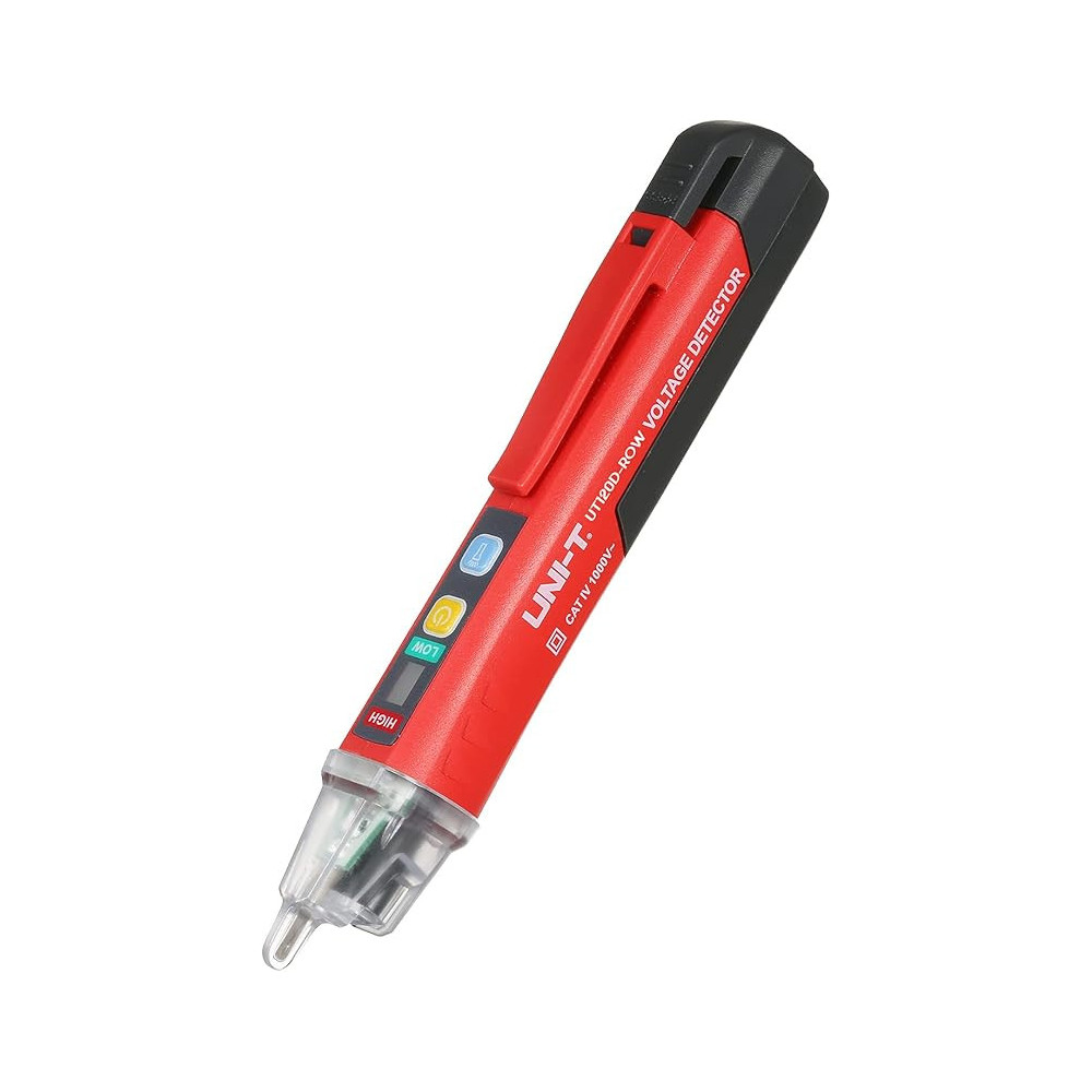 UNI-T Portable Non contact AC Voltage Tester Pen Shaped V-Alert Detector with Sound and Light Alarm, LED Flashlight for Safety