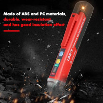 UNI-T Portable Non contact AC Voltage Tester Pen Shaped V-Alert Detector with Sound and Light Alarm, LED Flashlight for Safety