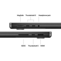 Apple MacBook Pro 14inch 2024, M4 Pro with 14core CPU, 24GB RAM, 1TB SSD, 20core GPU, Space Black MX2J3 English Keyboard, 1 Year Warranty