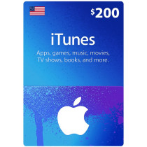App Store & iTunes USD 200 USA Region Instant E-mail Delivery
