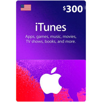 App Store & iTunes USD 300 USA Region Instant E-mail Delivery