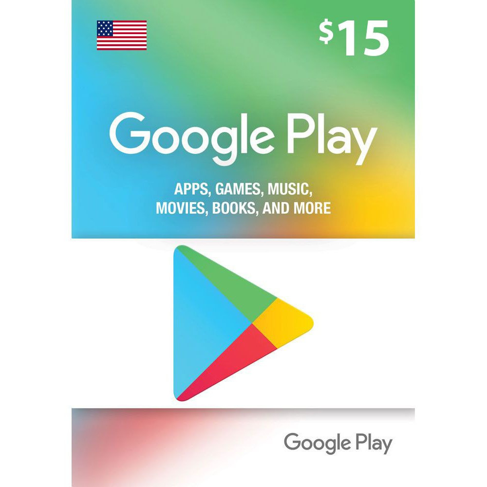 Google Play USD 15 USA Region Instant E-mail Delivery