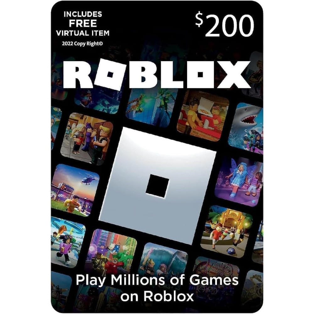 USD 200 Roblox USA Region Instant E-mail Delivery