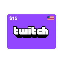 Twitch USD 15 USA Region Instant E-mail Delivery