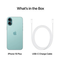 Apple iPhone 16 Plus 5G Teal 128 GB, 6.7 Inch Display, UAE TDRA Version