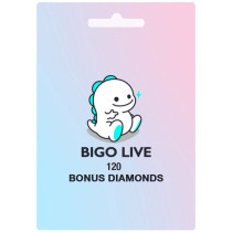 Bigo live 120 Diamonds USD 3 Instant E-mail Delivery