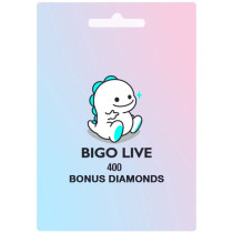 Bigo live 400 Diamonds USD 10 Instant E-mail Delivery